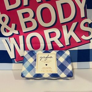 Gingham shea butter cleansing bar